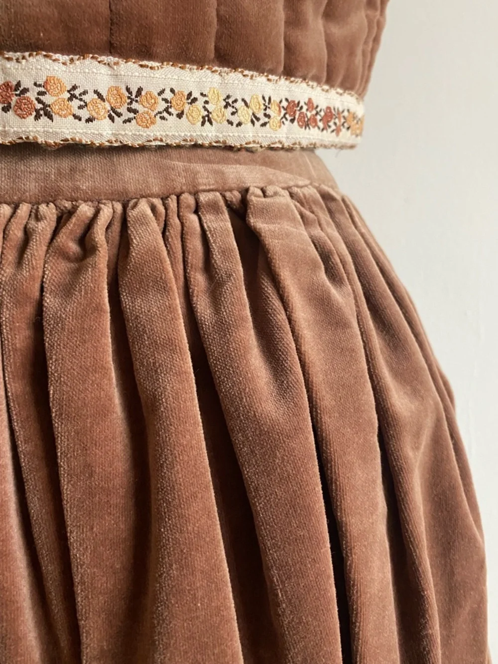 Vintage Suttles & Seawinds Skirt Vest Set Autumnal Paisley Vicki Lynn Bardon XS - Picture 7 of 16